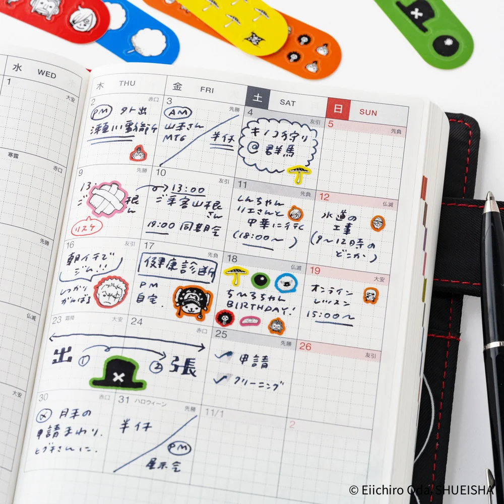 Hobonichi ONE PIECE magazine: Chopper’s Techo First Aid Kit Stickers - Image 5