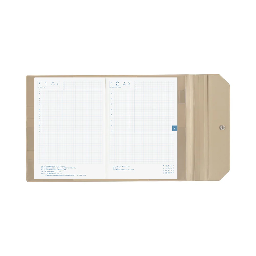 Hobonichi Techo A5 Cousin Cover - Alettone (Gray) [A5] - Image 11