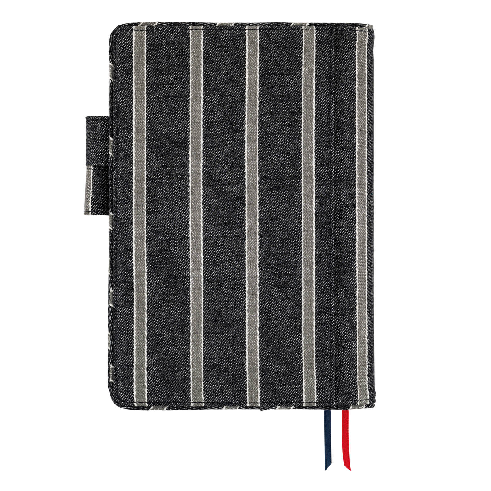 Hobonichi Techo A5 Cousin Cover - Lined Fabric Twill (Navy x Gray) - Image 6