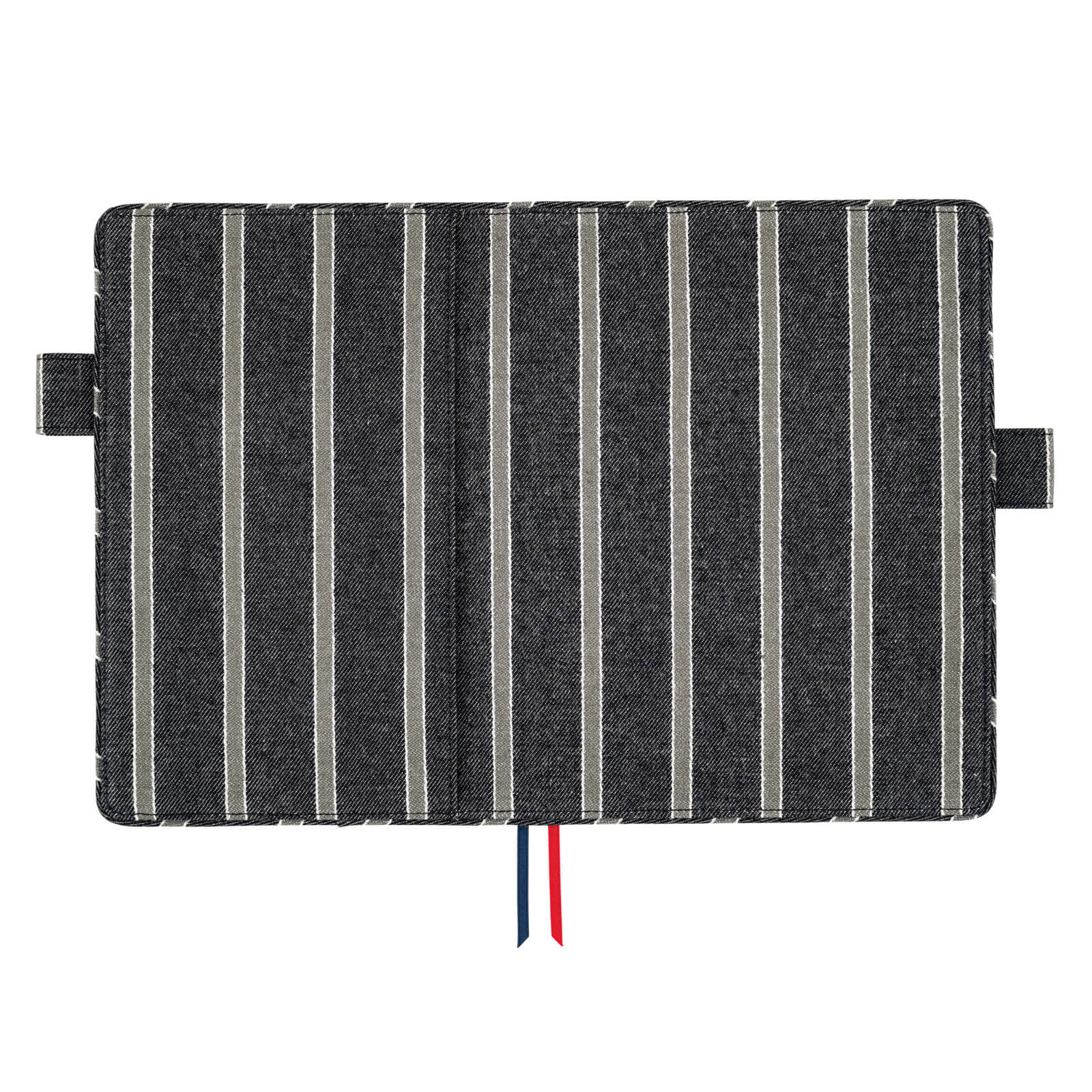 Hobonichi Techo A5 Cousin Cover - Lined Fabric Twill (Navy x Gray) - Image 8