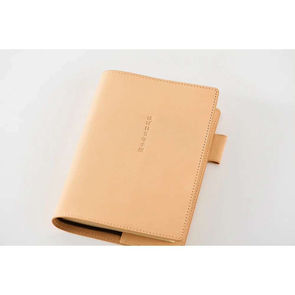 Hobonichi 5-Year Techo A6 Leather Cover (Natural) - Image 6