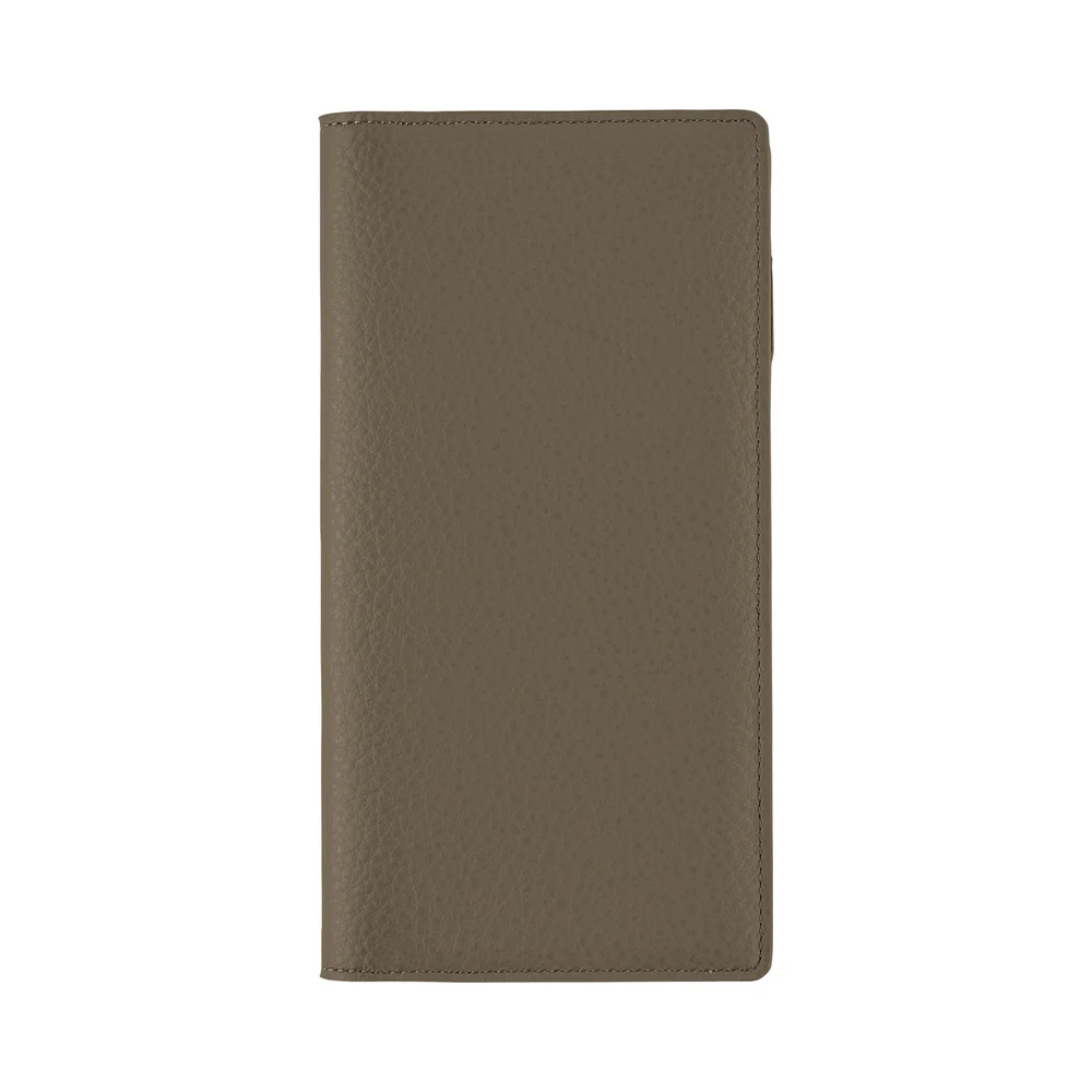 Hobonichi Techo Weeks Cover - Leather: Taut (Gray & Light Blue)