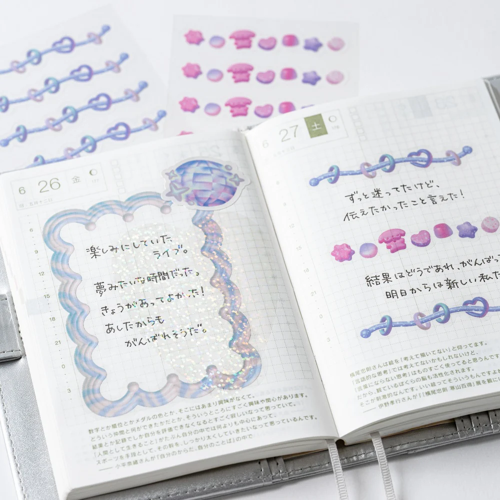 Hobonichi Unforgettable Day Stickers Heavenly Sweets - Image 9