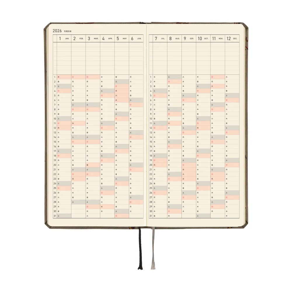 Hobonichi Weeks Bow & Tie: Galloping Horses April 2026 Start - Image 8