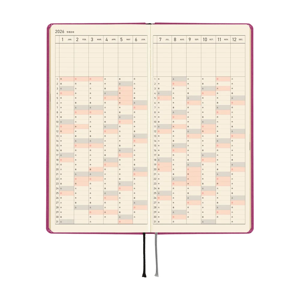 Hobonichi Weeks Colours: Peony Purple - April 2026 Start - Image 7