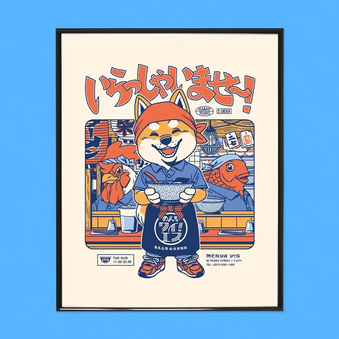 "Irasshaimase" Art Print