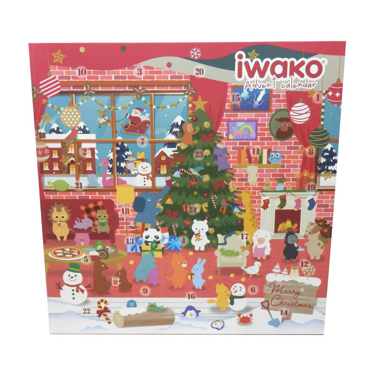 Iwako Puzzle Erasers 2025 Advent Calendar - Image 4