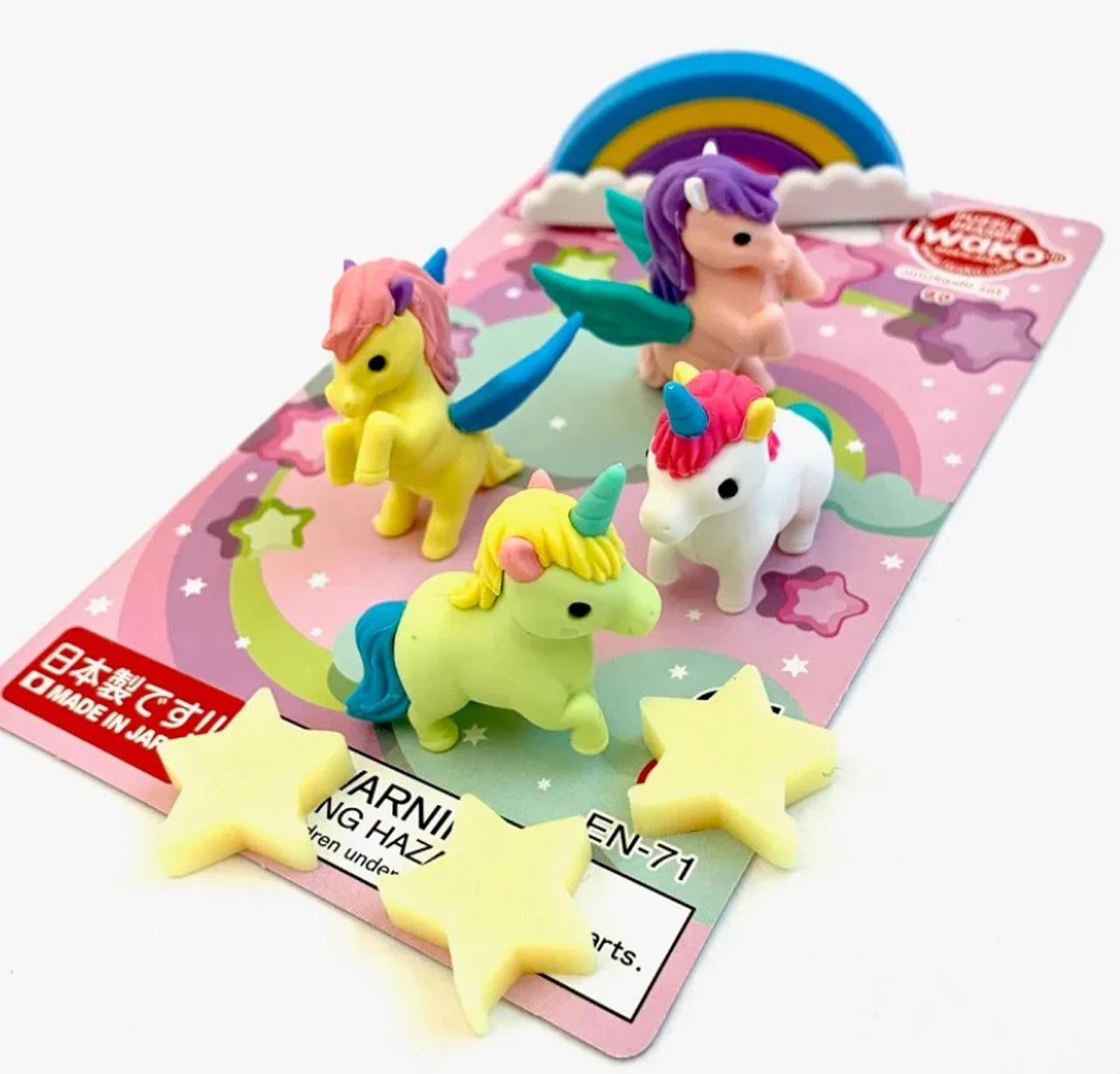 Iwako Puzzle Erasers - Unicorns Set - Image 2