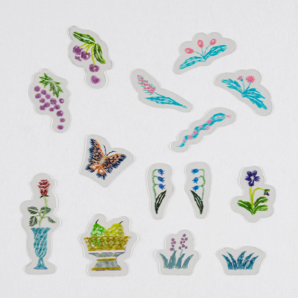 iyo okumi: Transparent Embroidery Sticker Set - Image 4