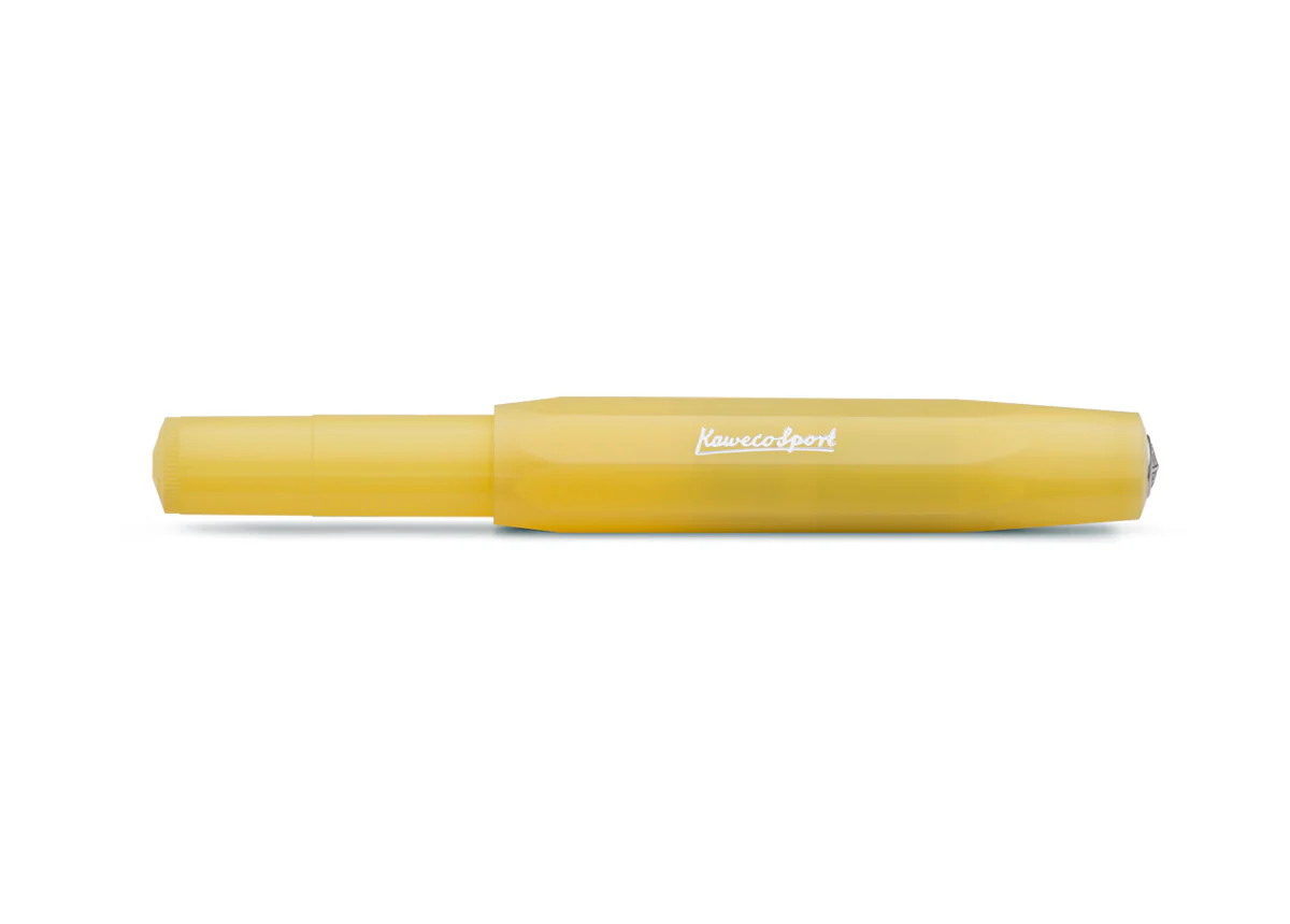 Kaweco Frosted Sport Fountain Pen - Banana Yellow - Image 2