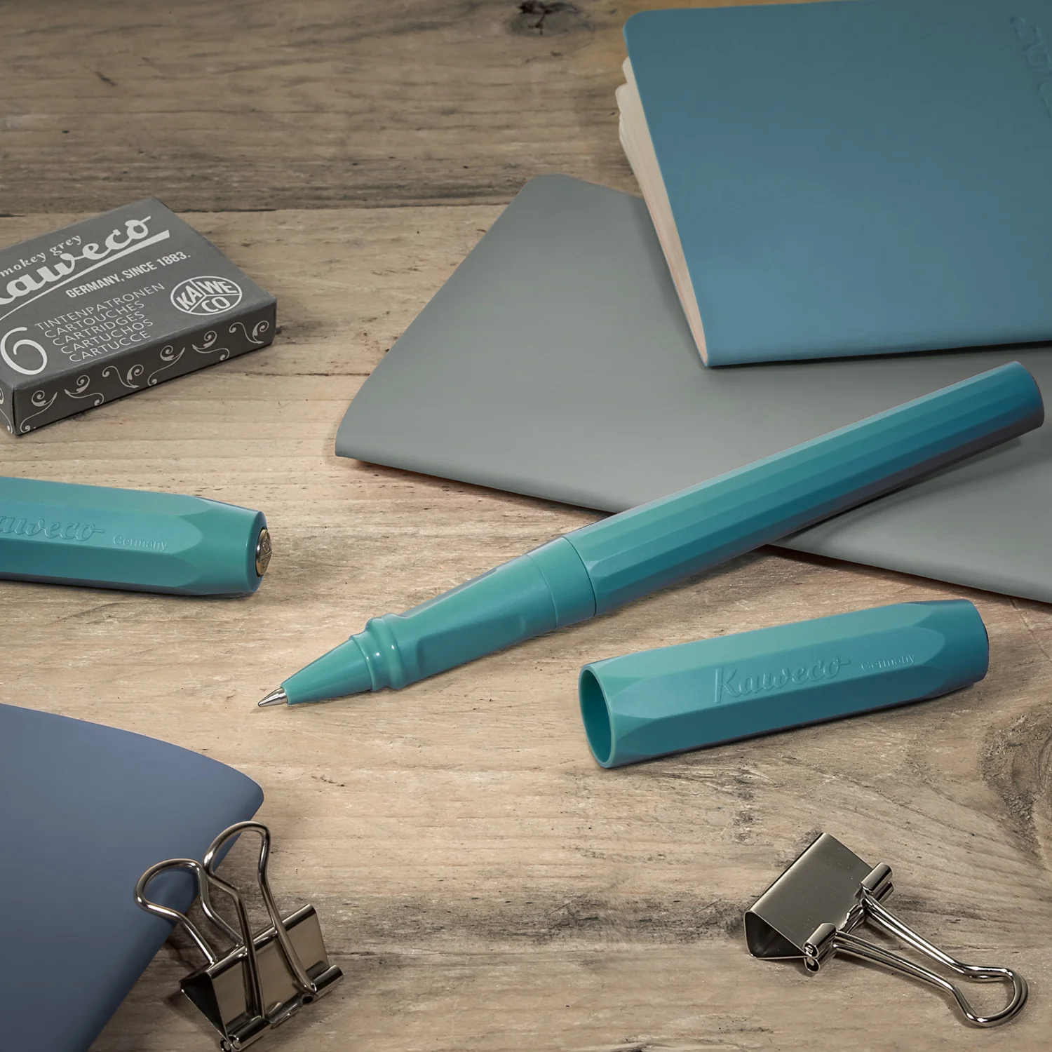 Kaweco Perkeo Rollerball Pen Breezy Teal - Image 3