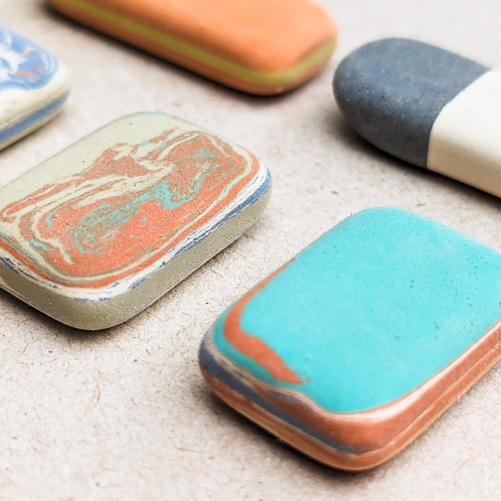 Koh-I-Noor Pebble Erasers - Pack of 9 - Image 3