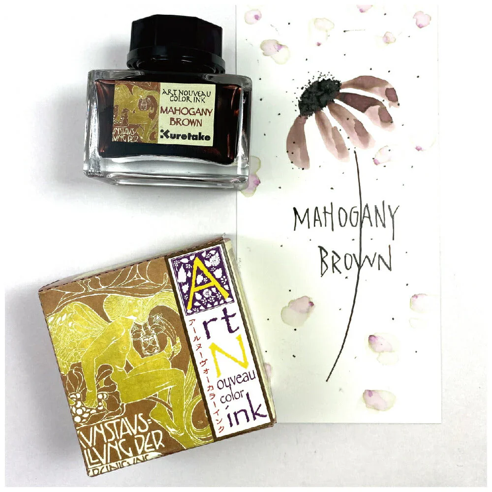 Kuretake Art Nouveau Colour Fountain Pen Ink 20ml Bottles - Image 3