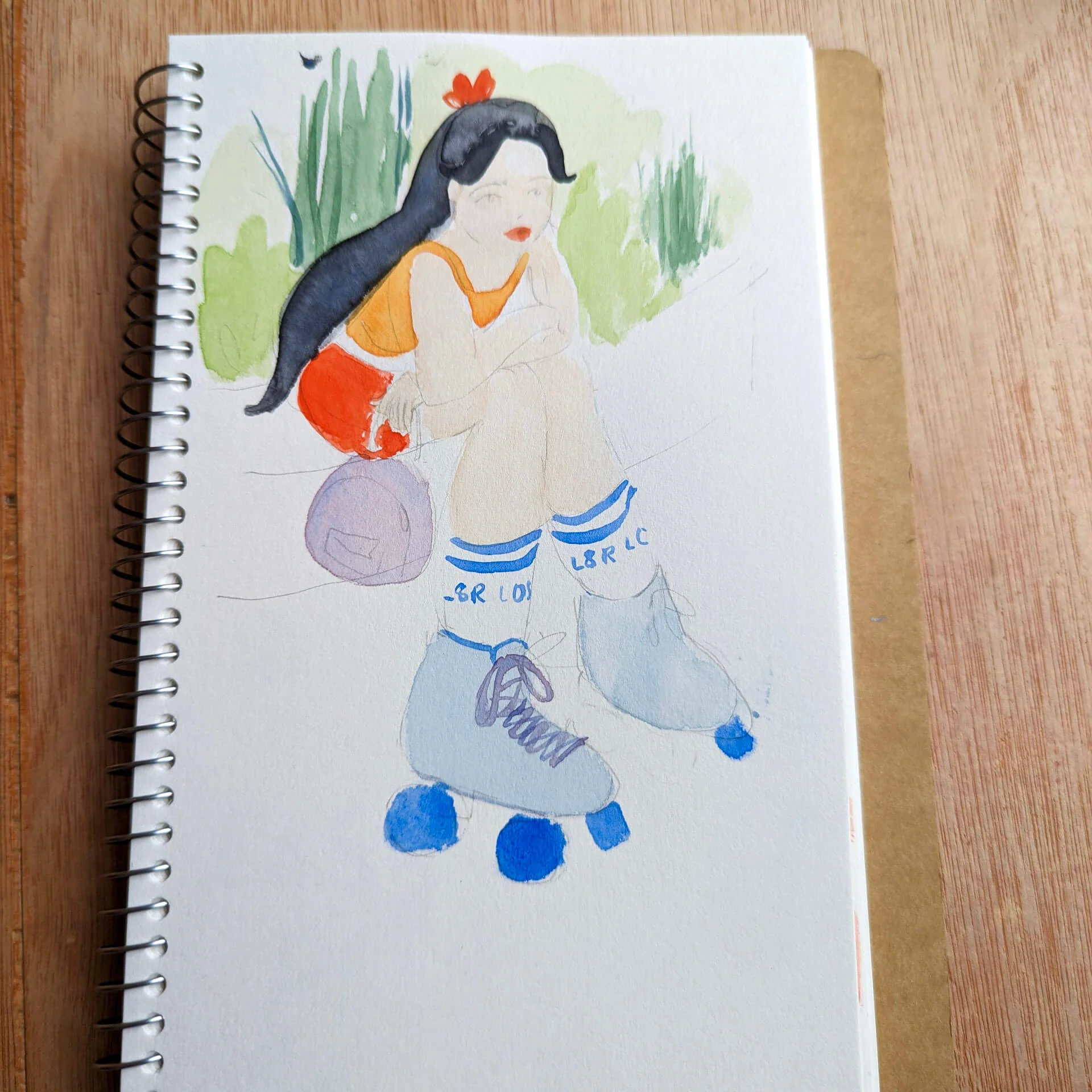 Kuretake Gansai Tambi Watercolour 12 Paint Set - Image 8