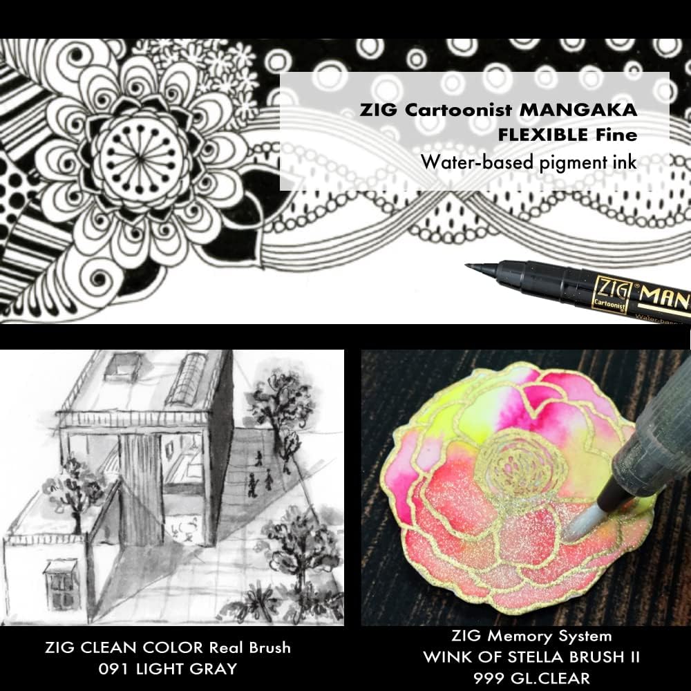 Kuretake Zig Illustration Basic Set 3 - Image 4