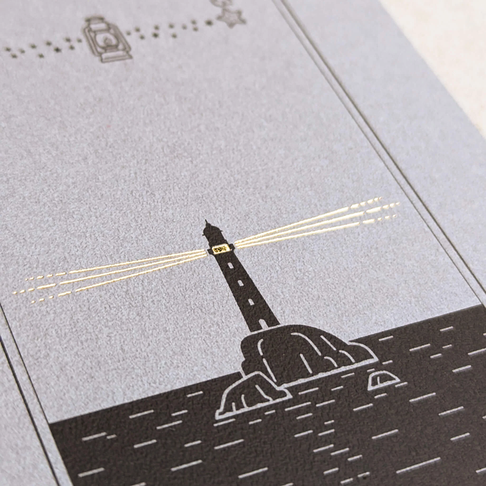 Kyupodo Todai Lighthouse Notebook Night - Slim A5 - Image 2