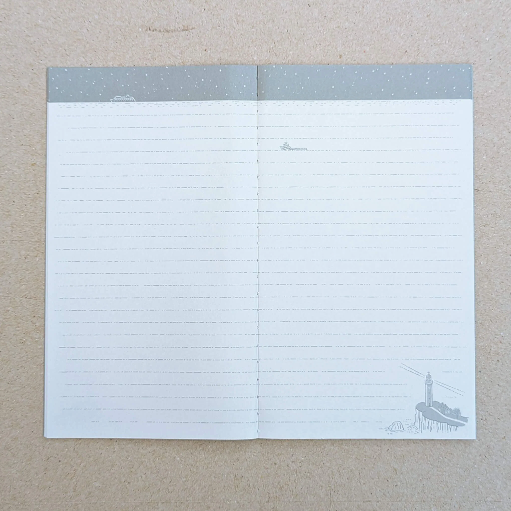 Kyupodo Todai Lighthouse Notebook Night - Slim A5 - Image 3