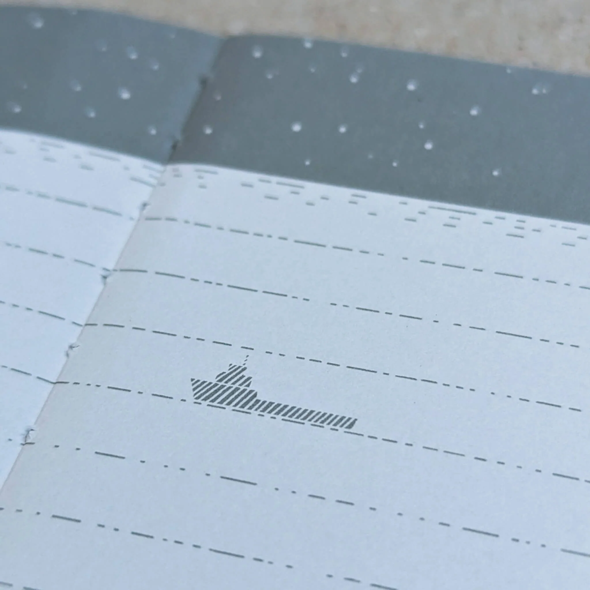 Kyupodo Todai Lighthouse Notebook Night - Slim A5 - Image 5