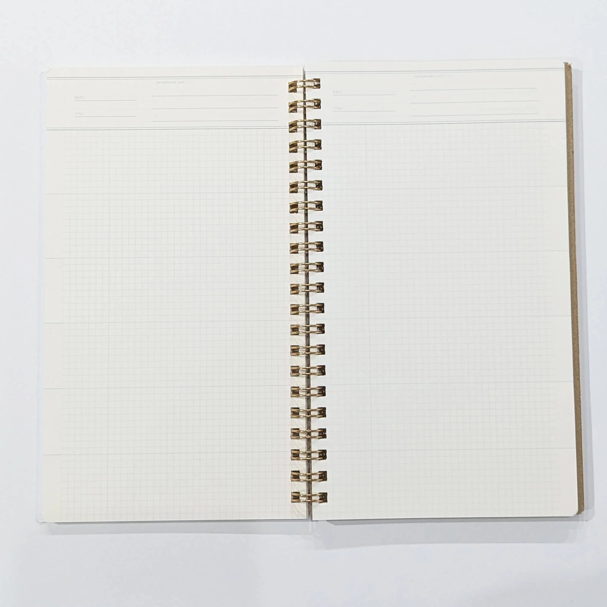 Labclip Keynote Planner Blue Grey 3mm Grid A5 Slim - Image 3
