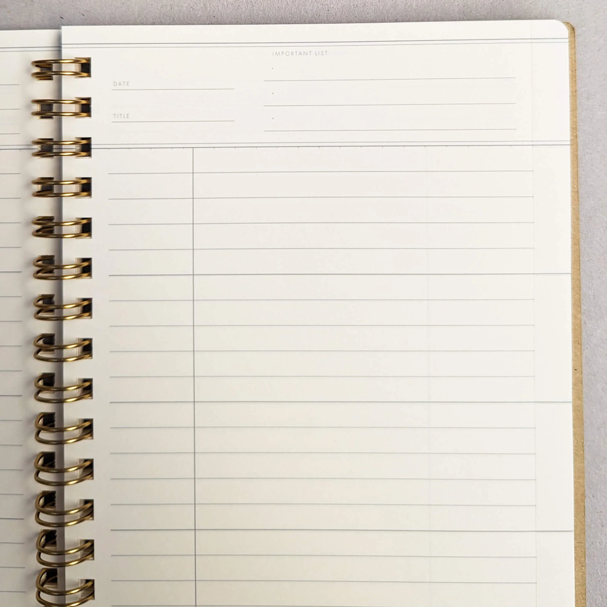Labclip Keynote Planner Pink Lined A5 Slim - Image 2