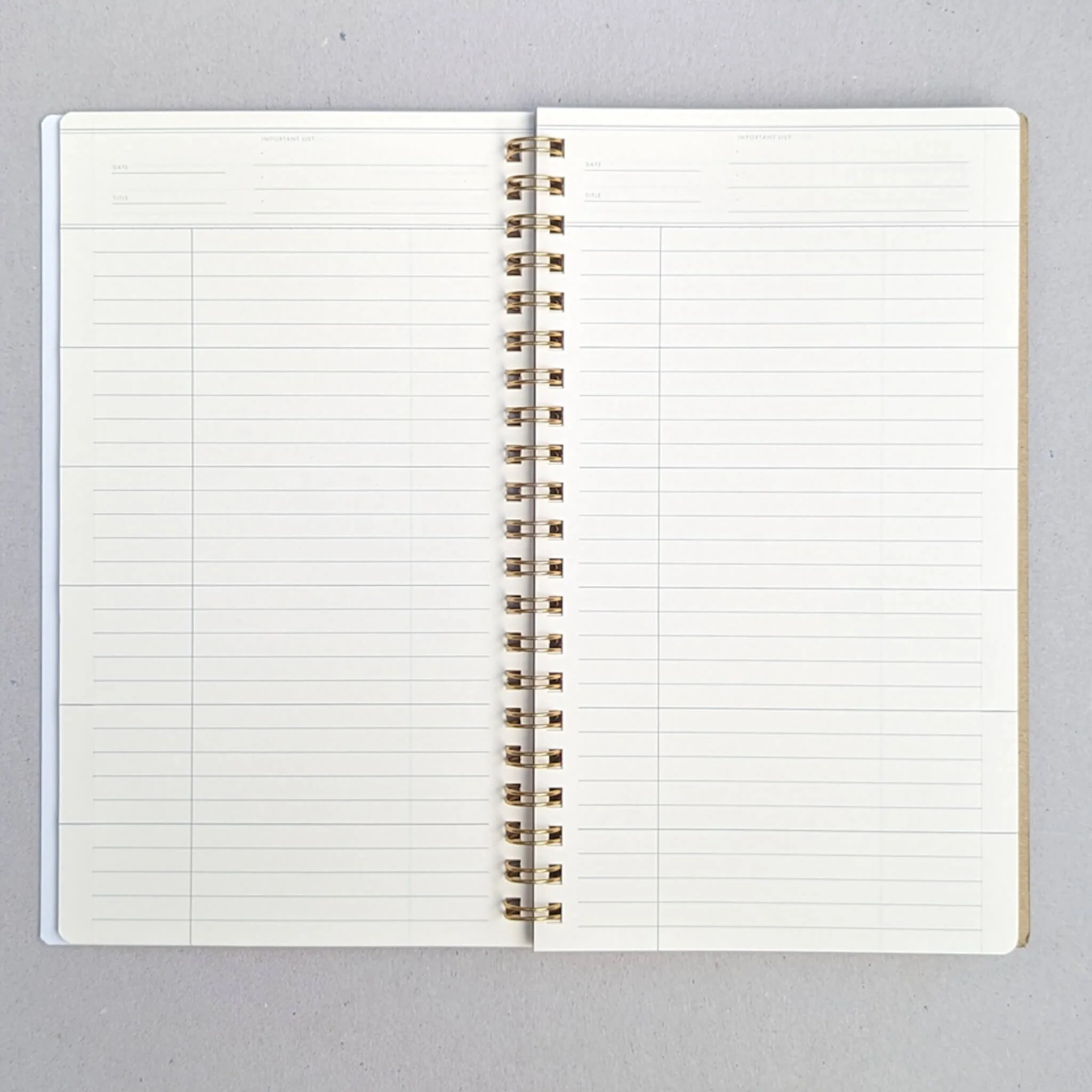 Labclip Keynote Planner Pink Lined A5 Slim - Image 3