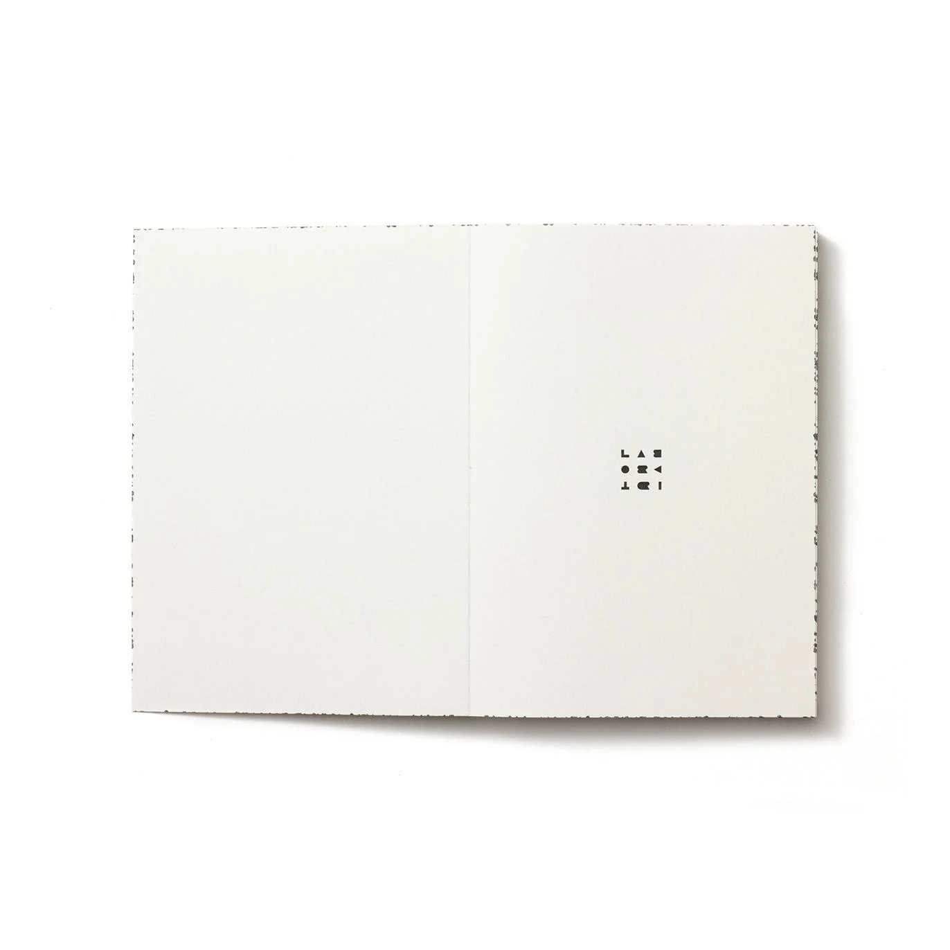 Labobratori Spray Splash Black & White Soft Cover A6 Plain Notebook - Image 3