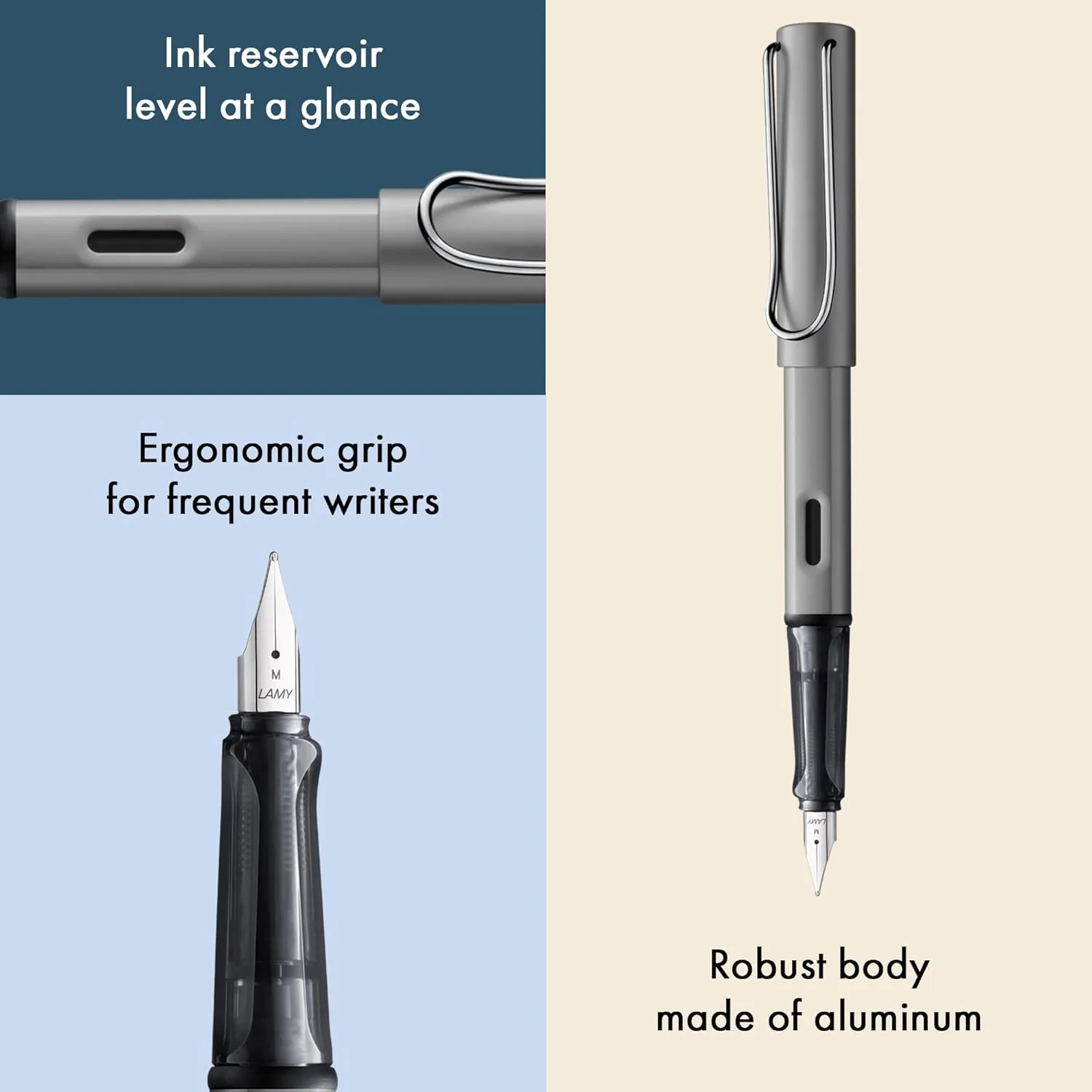 Lamy Al Star Fountain Pen Graphite - Image 4