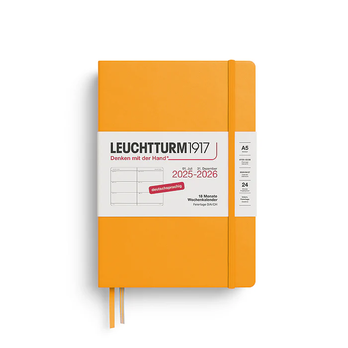Leuchtturm 18 Month Hardcover Weekly Planner 2025-2026 A5 - Image 3