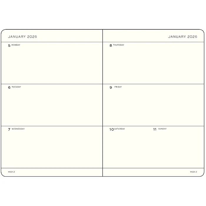 Leuchtturm 18 Month Hardcover Weekly Planner 2025-2026 A5 - Image 4