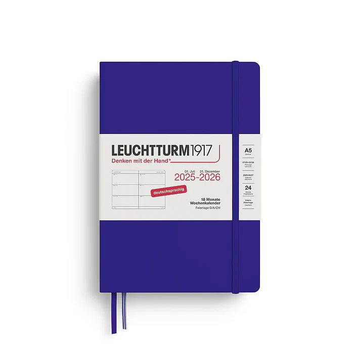 Leuchtturm 18 Month Hardcover Weekly Planner 2025-2026 A5 - Image 5