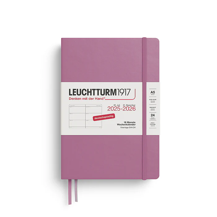 Leuchtturm 18 Month Hardcover Weekly Planner 2025-2026 A5 - Image 6