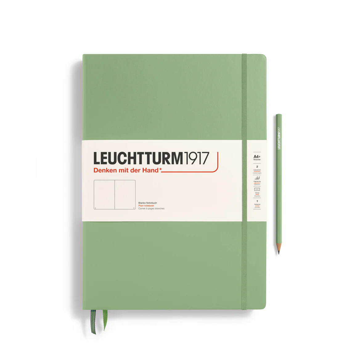 Leuchtturm 1917 A4 Master Classic Hardcover Notebook Blank Various Colours - Image 2