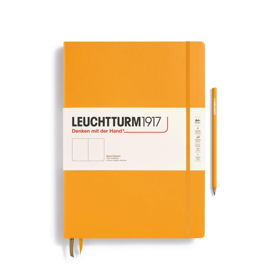 Leuchtturm 1917 A4 Master Classic Hardcover Notebook Blank Various Colours - Image 3