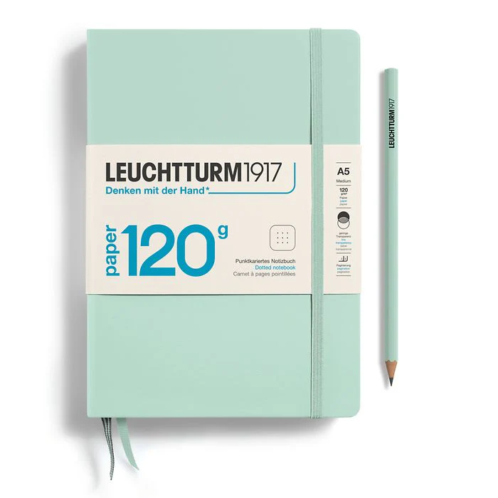 Leuchtturm 1917 A5 Hardcover Notebook 120gsm Dot Grid - Image 5