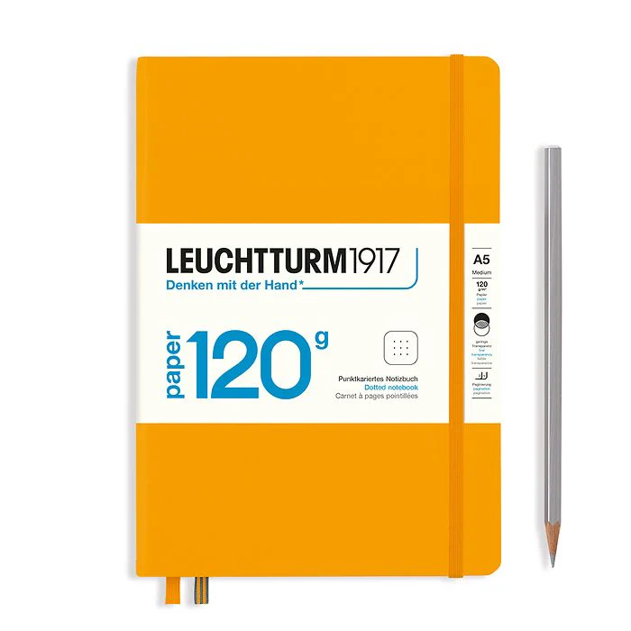 Leuchtturm 1917 A5 Hardcover Notebook 120gsm Dot Grid - Image 8