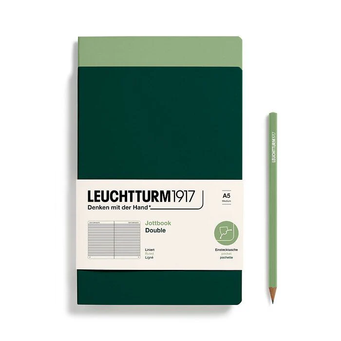 Leuchtturm 1917 A5 Jottbook Set of 2 Lined Notebooks - Image 5