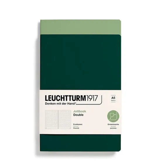 Leuchtturm 1917 A5 Jottbook Set of 2 Dot Grid Notebooks - Image 7