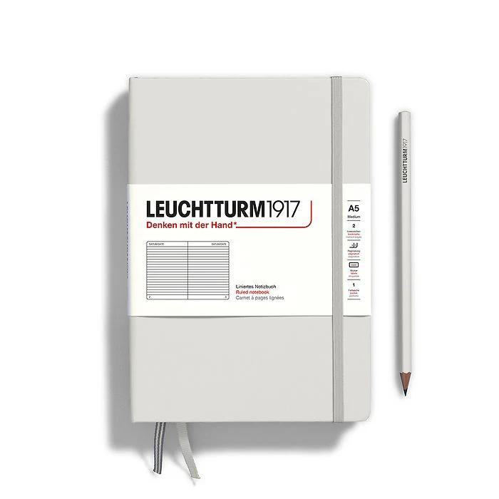 Leuchtturm 1917 A5 Natural Colours Hardcover Notebook Lined - Image 4