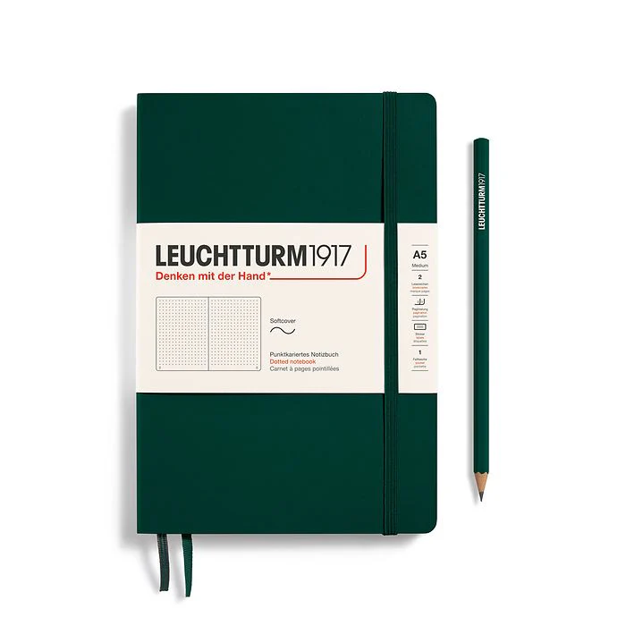 Leuchtturm 1917 A5 Softcover Notebook Dotted Various Colours - Image 8