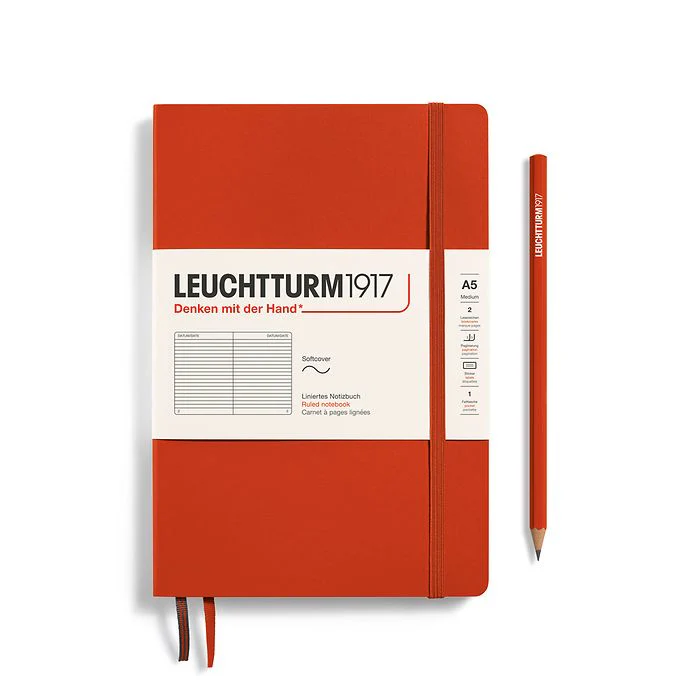 Leuchtturm 1917 A5 Softcover Notebook Lined Various Colours - Image 10