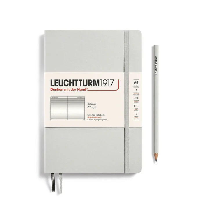 Leuchtturm 1917 A5 Softcover Notebook Lined Various Colours - Image 2