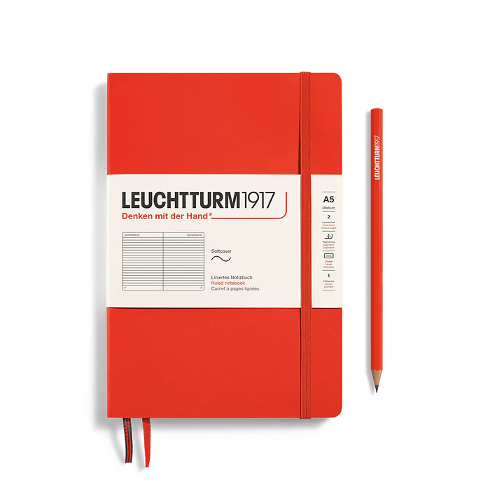 Leuchtturm 1917 A5 Softcover Notebook Lined Various Colours - Image 24