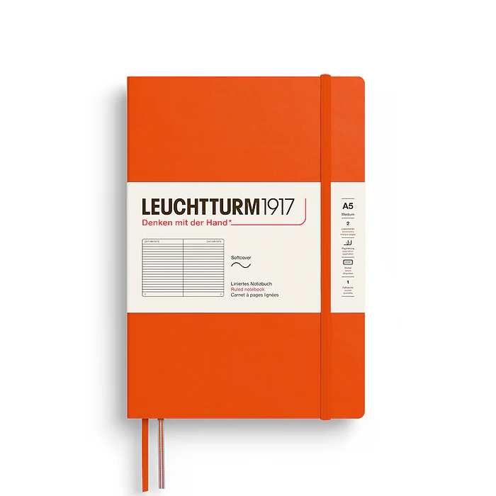 Leuchtturm 1917 A5 Softcover Notebook Lined Various Colours - Image 25