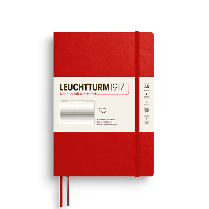 Leuchtturm 1917 A5 Softcover Notebook Lined Various Colours - Image 26