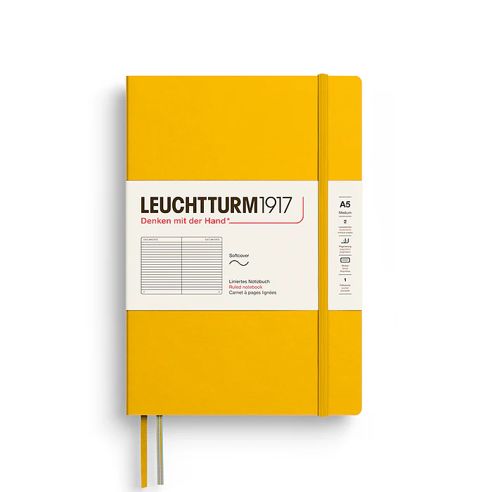 Leuchtturm 1917 A5 Softcover Notebook Lined Various Colours - Image 28