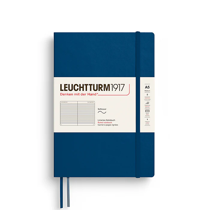Leuchtturm 1917 A5 Softcover Notebook Lined Various Colours - Image 29