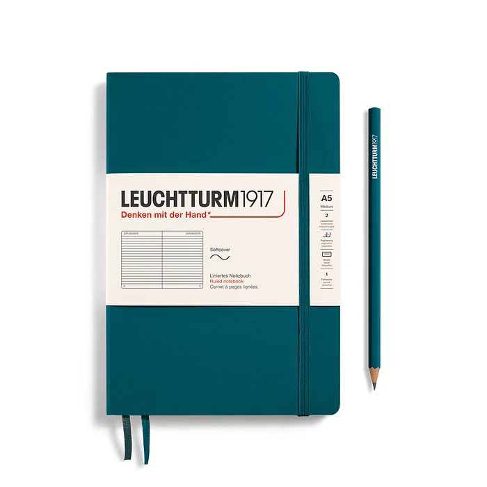 Leuchtturm 1917 A5 Softcover Notebook Lined Various Colours - Image 3