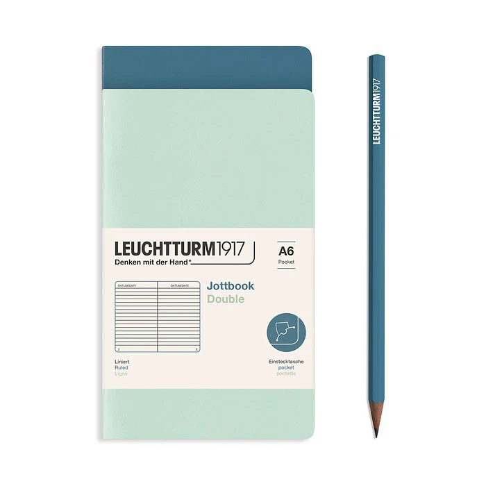 Leuchtturm 1917 A6 Jottbook Set of 2 Lined Notebooks - Image 8