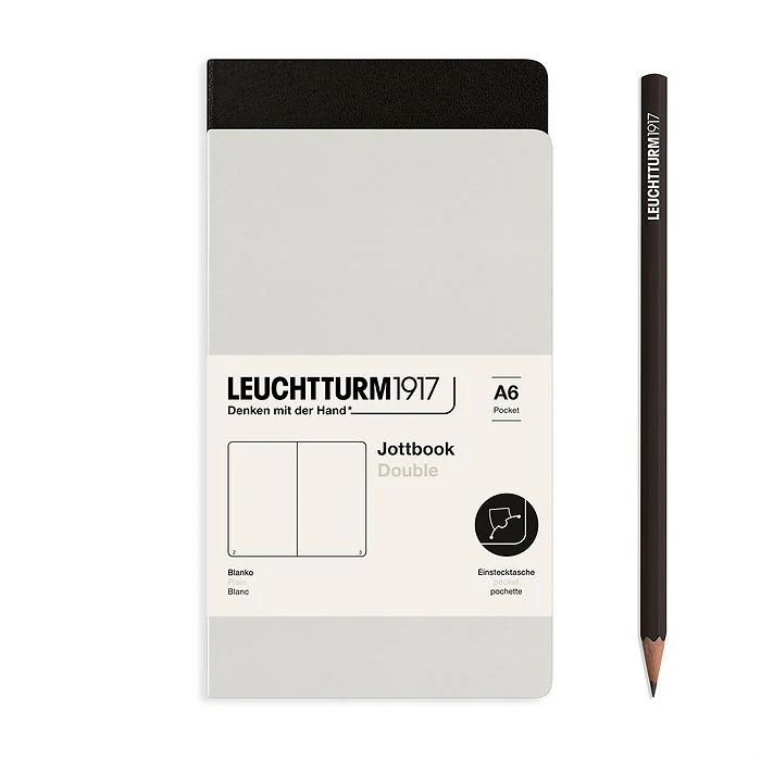 Leuchtturm 1917 A6 Jottbook Set of 2 Plain Notebooks - Image 2