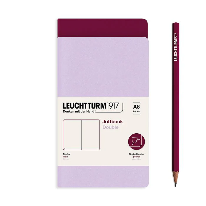 Leuchtturm 1917 A6 Jottbook Set of 2 Plain Notebooks - Image 3